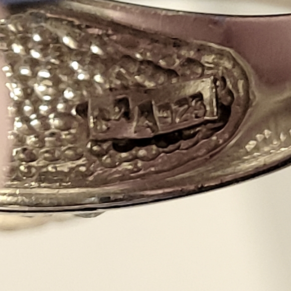 David Sigal 925 Silver with Enamel Ring - Picture 6 of 6